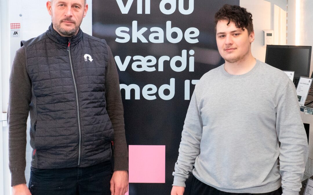 Silas i uddannelse og i erhvervspraktik hos NordVirk